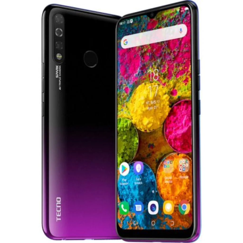 Смартфон Tecno Spark 4 (KC8) 2/32Gb Dual Sim Royal Purple UA