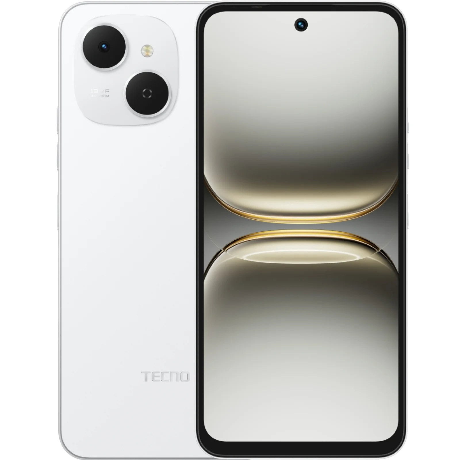 Смартфон Tecno Spark 40C KM4k 4/128GB Veil White (4894947093036) UA