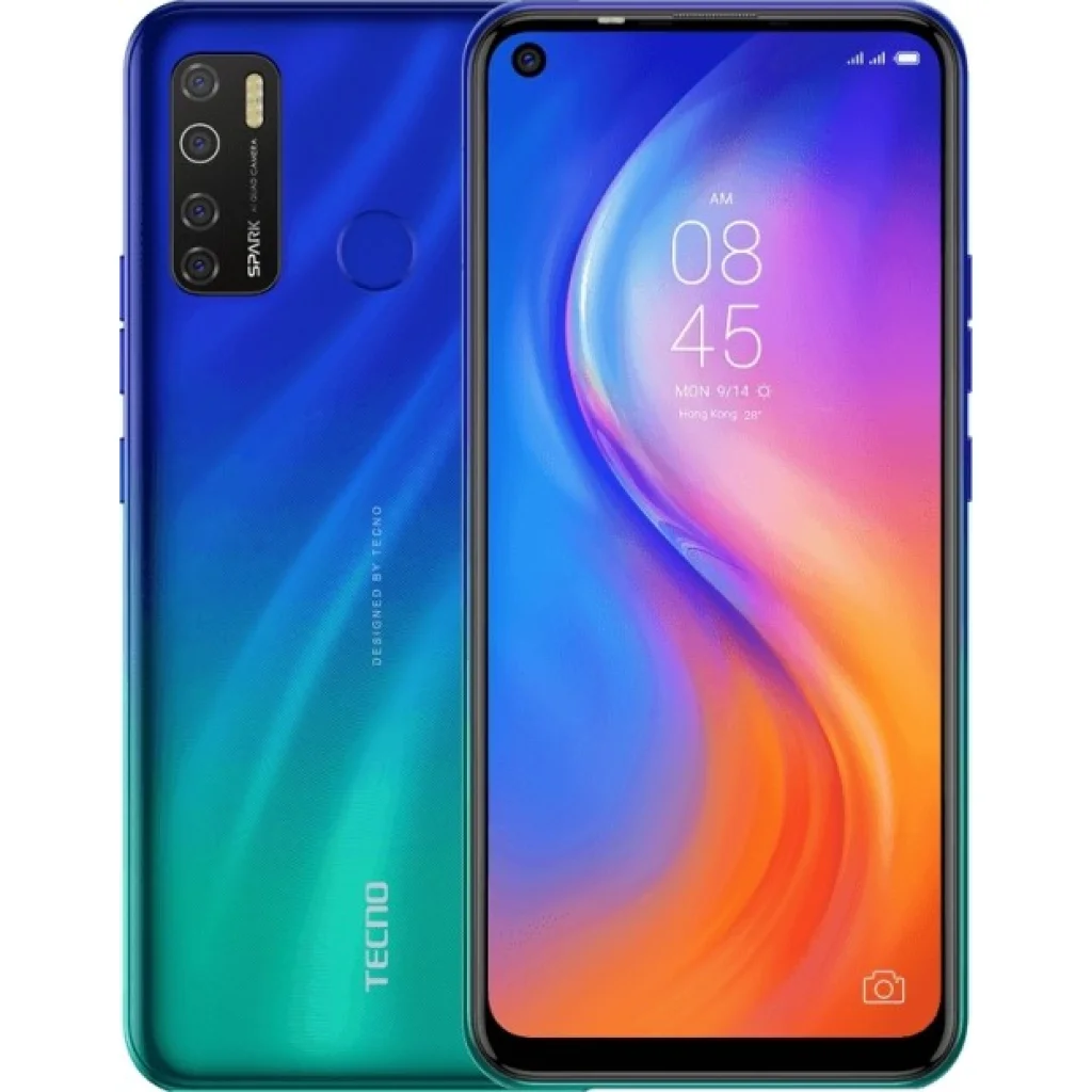 Смартфон Tecno Spark 5 Pro (KD7) 4/64Gb Dual Sim Seabed Blue UA