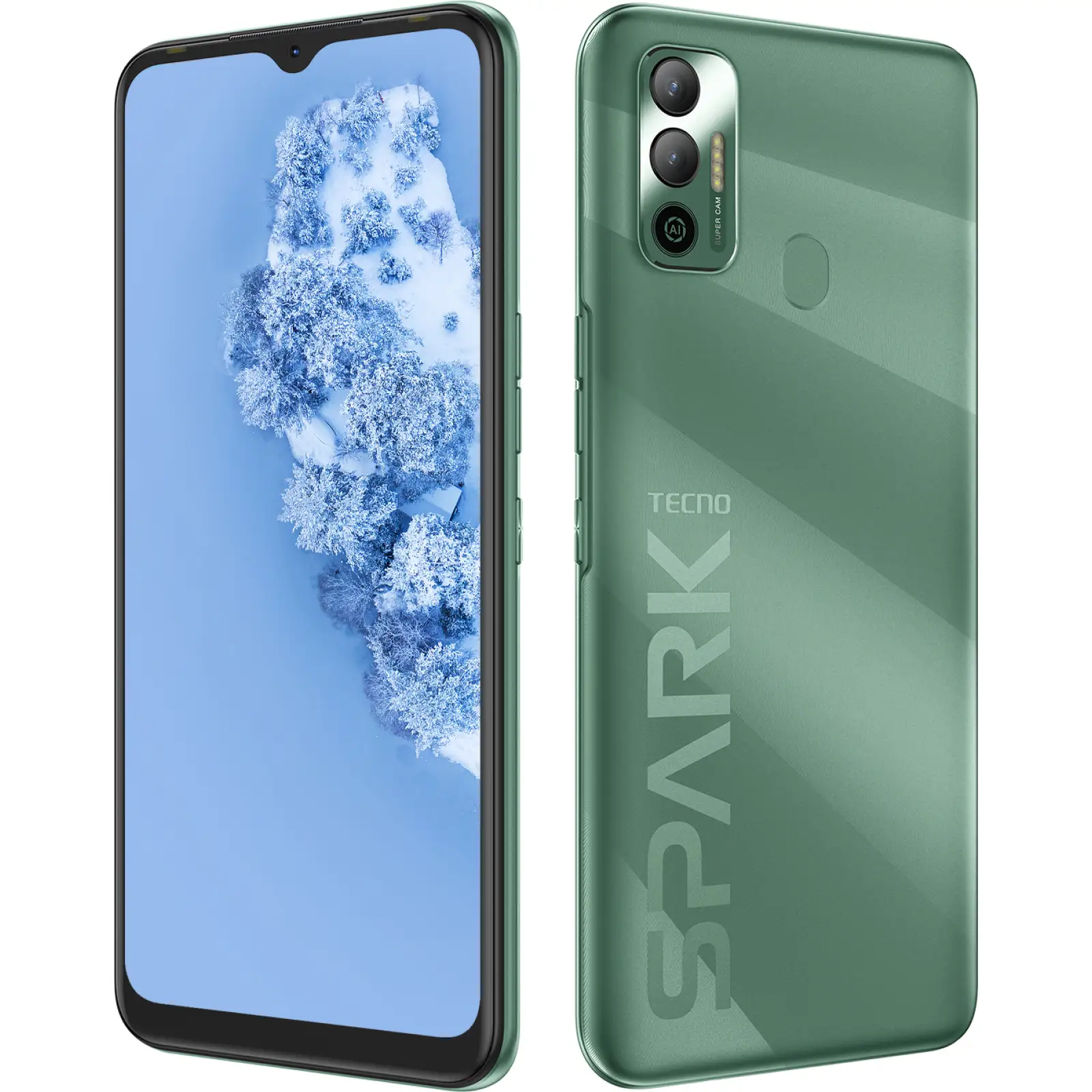 Смартфон Tecno Spark 7 Go KF6m 2/32GB Spruce Green (4895180766374) UA