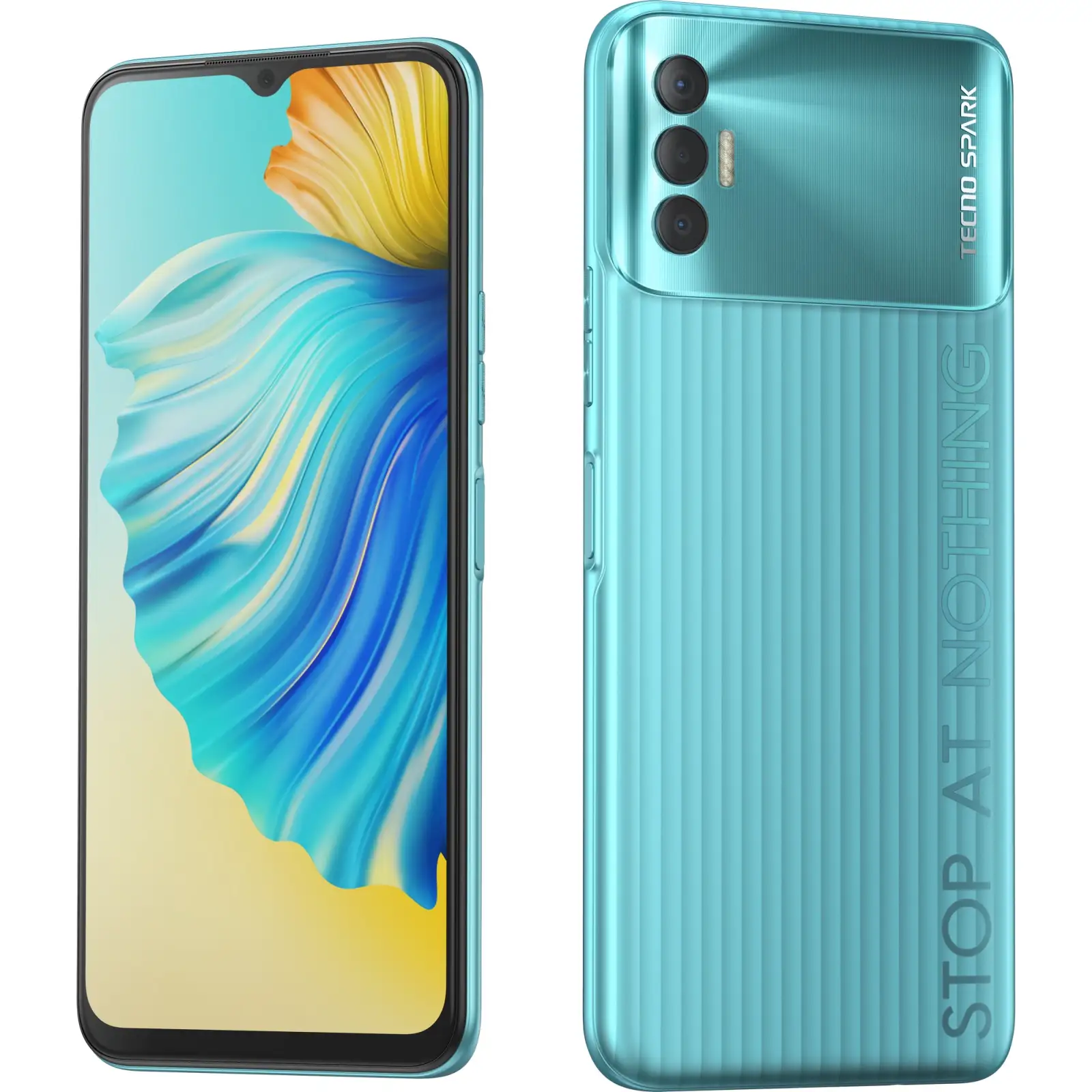 Смартфон Tecno Spark 8P KG7n NFC 4/128GB Turquoise Cyan (4895180773419) UA