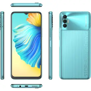 Смартфон Tecno Spark 8P KG7n NFC 4/128GB Turquoise Cyan (4895180773419) UA