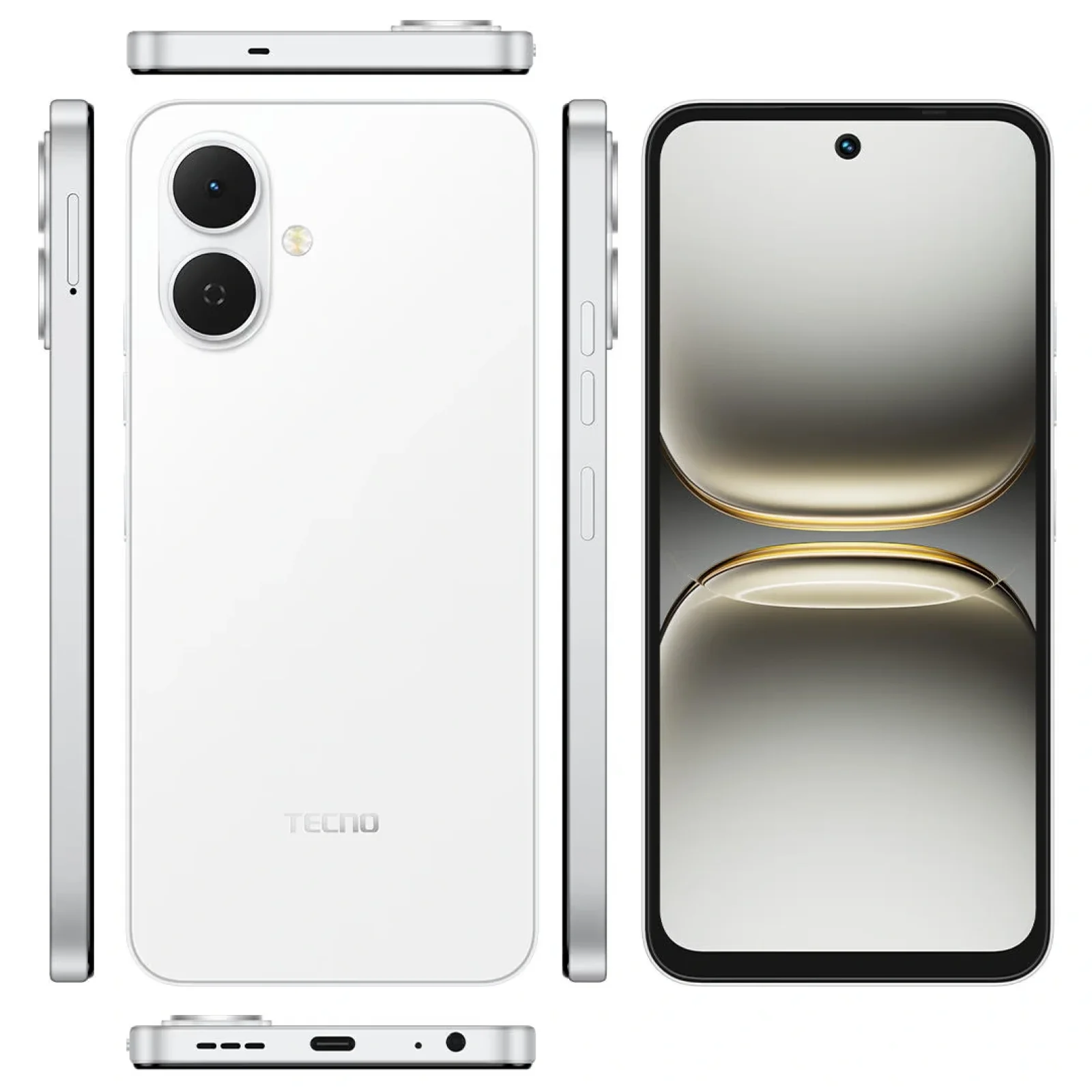 Смартфон Tecno Spark Go 2 KM4 3/64GB Veil White (4894947088827) UA