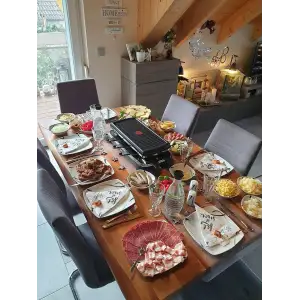 Раклетница-гриль Tefal Gourmet 10 Inox & Design RE4588