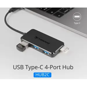 Кардрідер Transcend Type-C HUB 4 ports (TS-HUB2C) UA