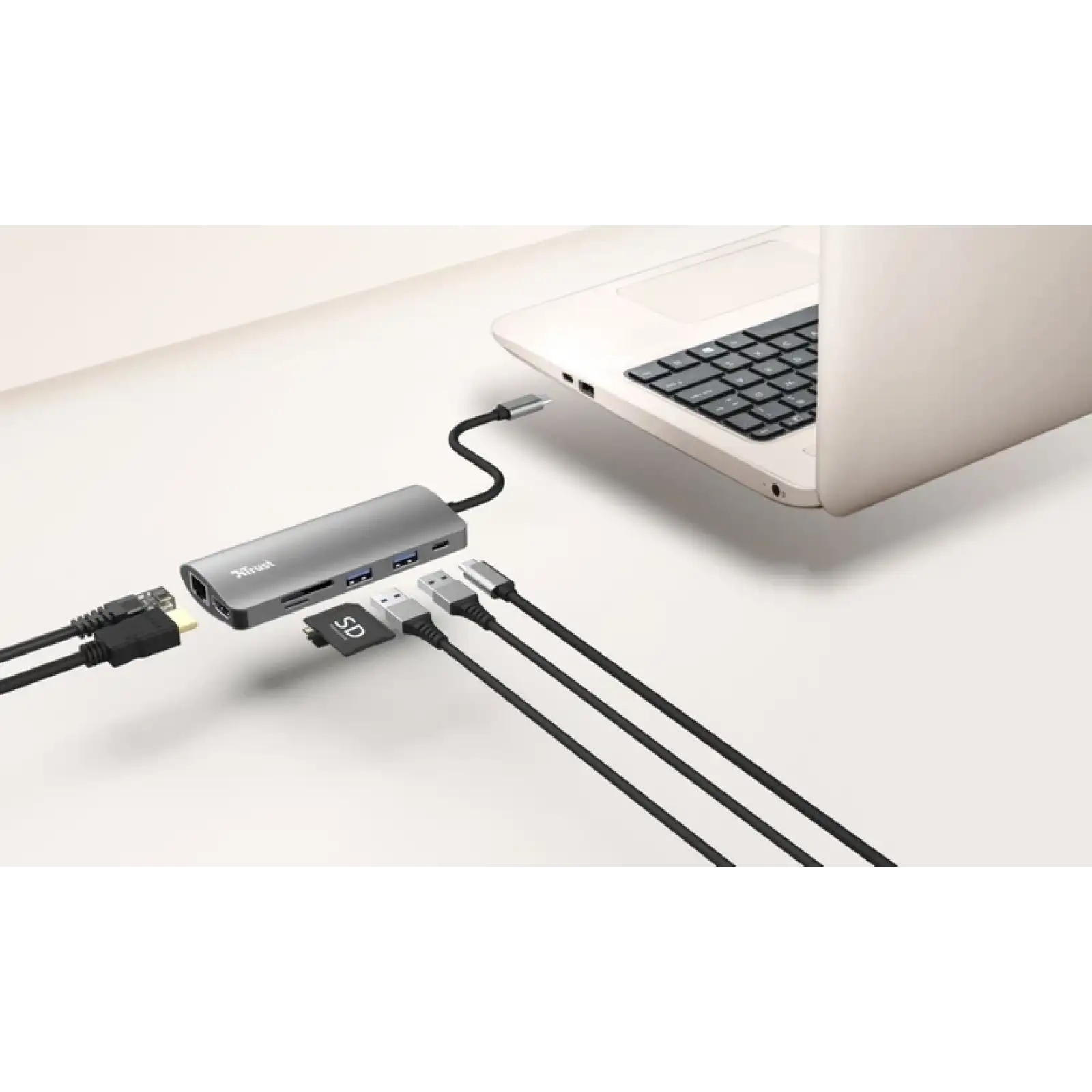 USB-Хаб Trust Dalyx 7-in-1 USB-C Multiport Adapter (23775_TRUST) UA