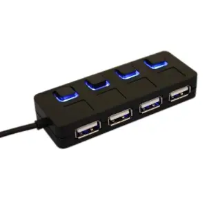 USB-Хаб Lapara (LA-SLED4 black) UA