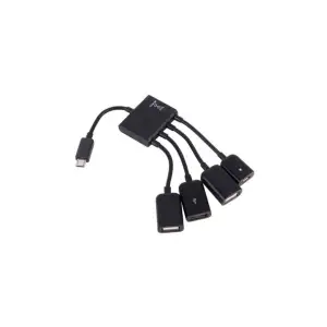 USB-Хаб Lapara (LA-MicroUSB-OTG-HUB black) UA