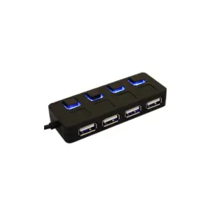 USB-Хаб Lapara (LA-SLED4 black) UA