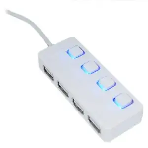 USB-Хаб Lapara White (LA-SLED4 white) UA