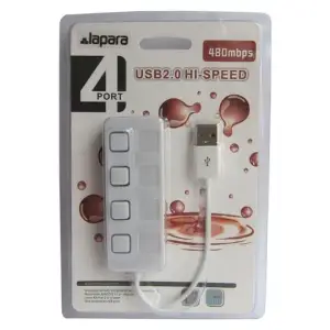 USB-Хаб Lapara White (LA-SLED4 white) UA