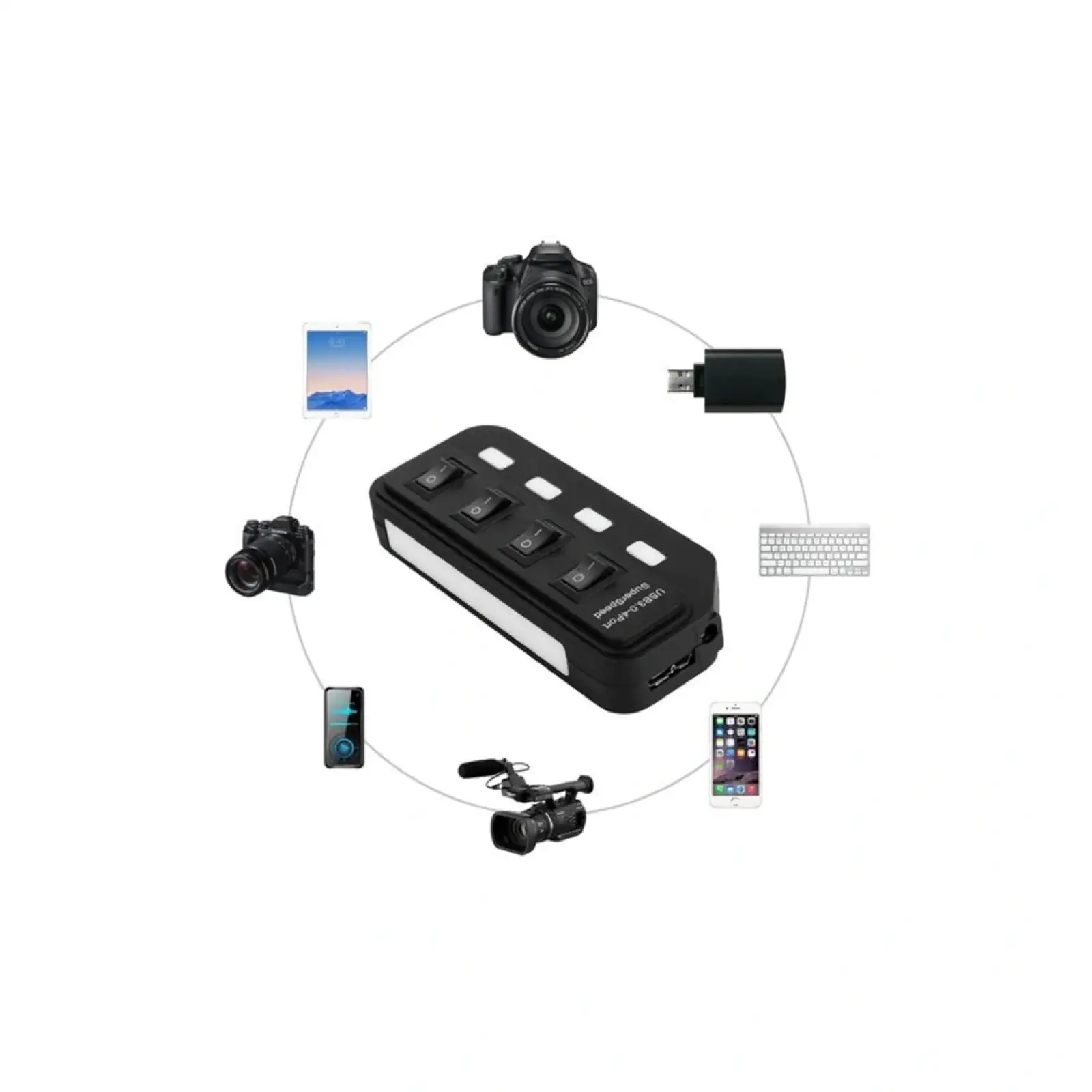 USB-Хаб Lapara (LA-USB305) UA