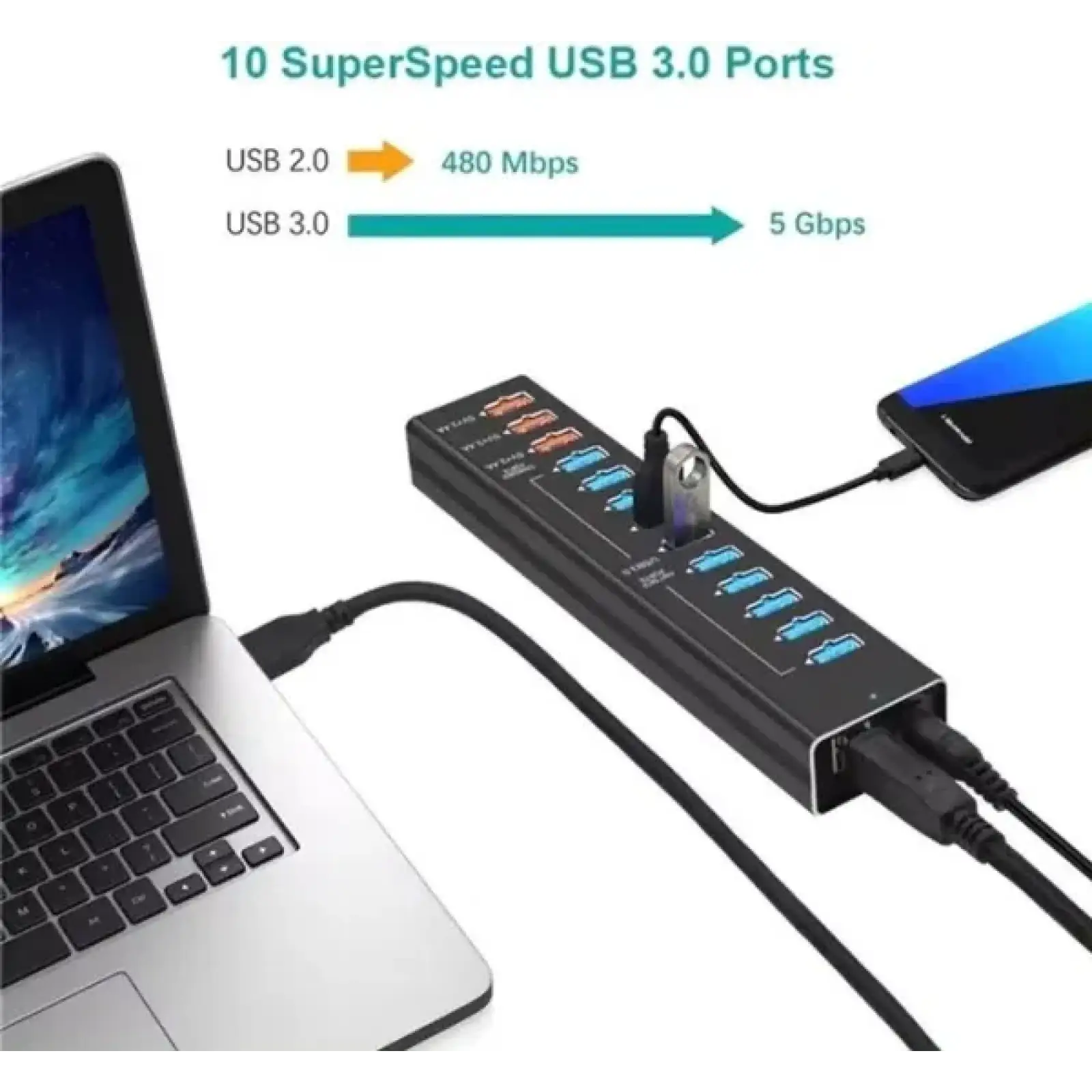 USB-Хаб Dynamode (DM-UH-P1013) UA