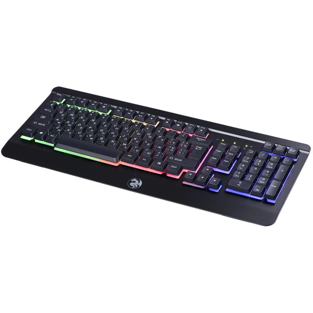 Игровая клавиатура 2E Gaming KG320 LED USB Black Ukr UA
