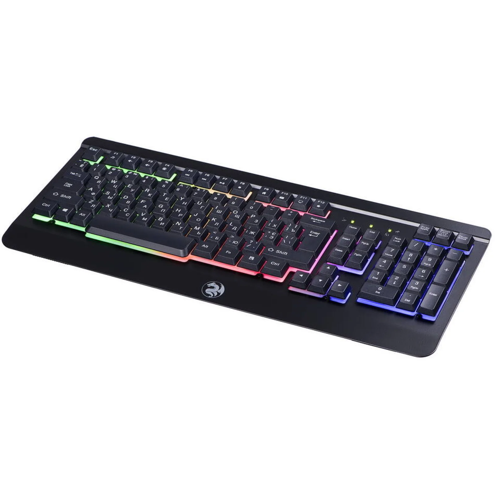 Игровая клавиатура 2E Gaming KG320 LED USB Black Ukr UA