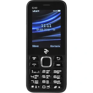 Мобільний телефон 2E E240 DualSim Black UA