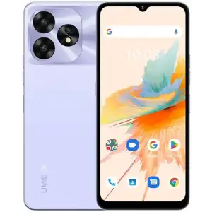 Колір: Фіолетовий - Смартфон Umidigi A15C 8/128GB Lavender Purple UA