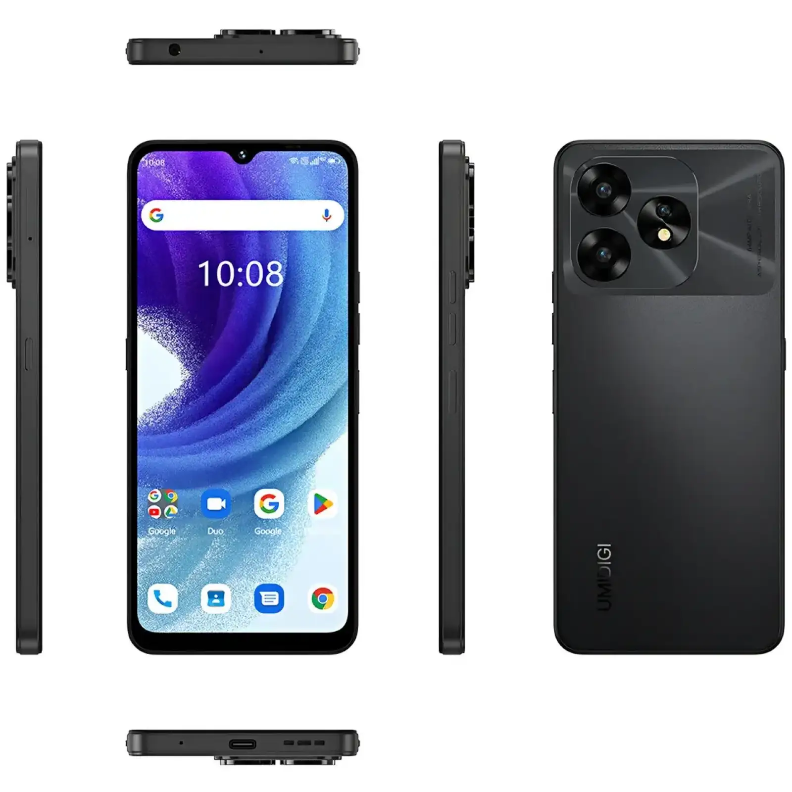 Смартфон Umidigi A15T 8/128GB Space Black EU