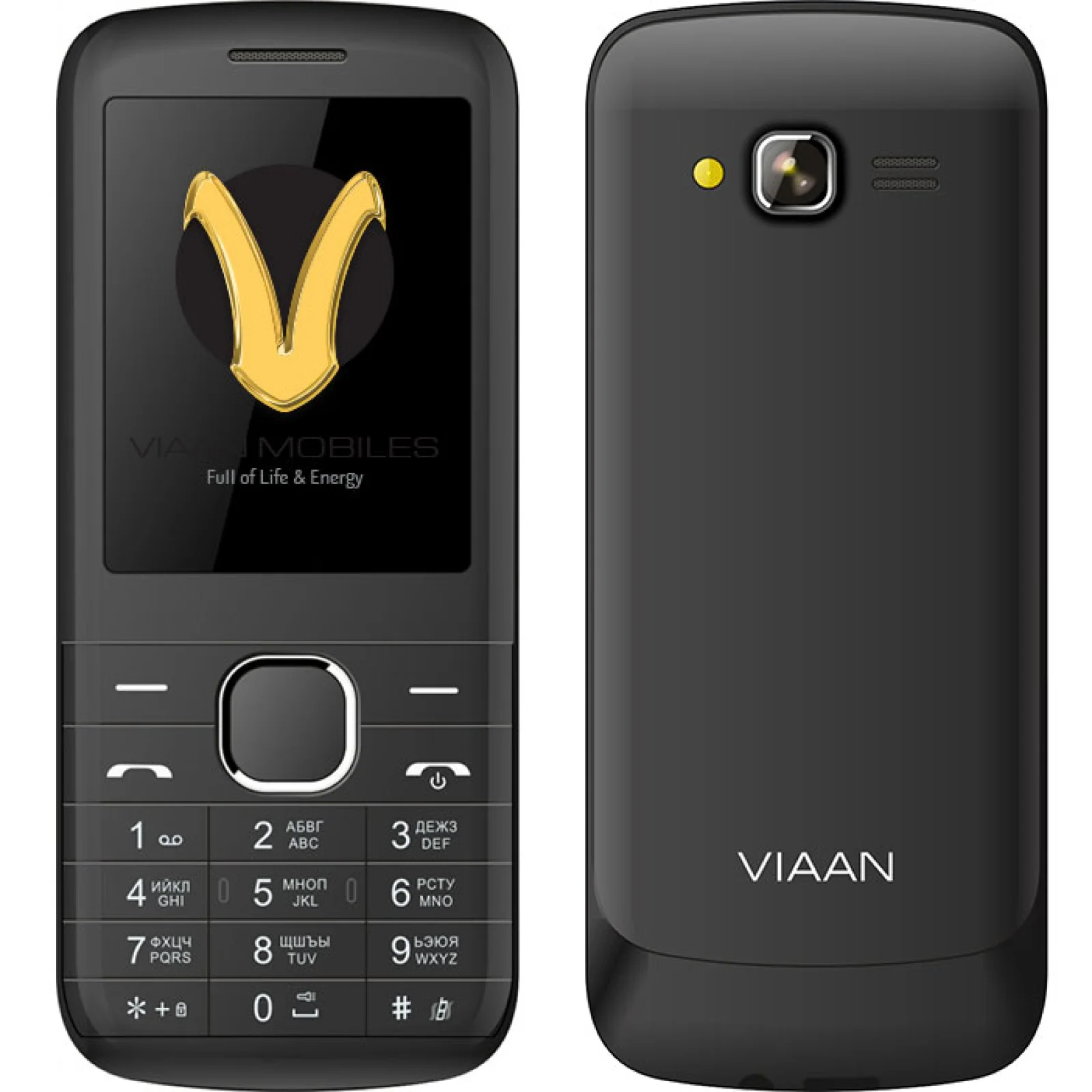 Мобільний телефон Viaan T101 Space Gray UA