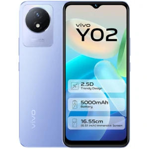 Цвет: Голубой - Смартфон VIVO Y02 2/32GB Orchid Blue UA