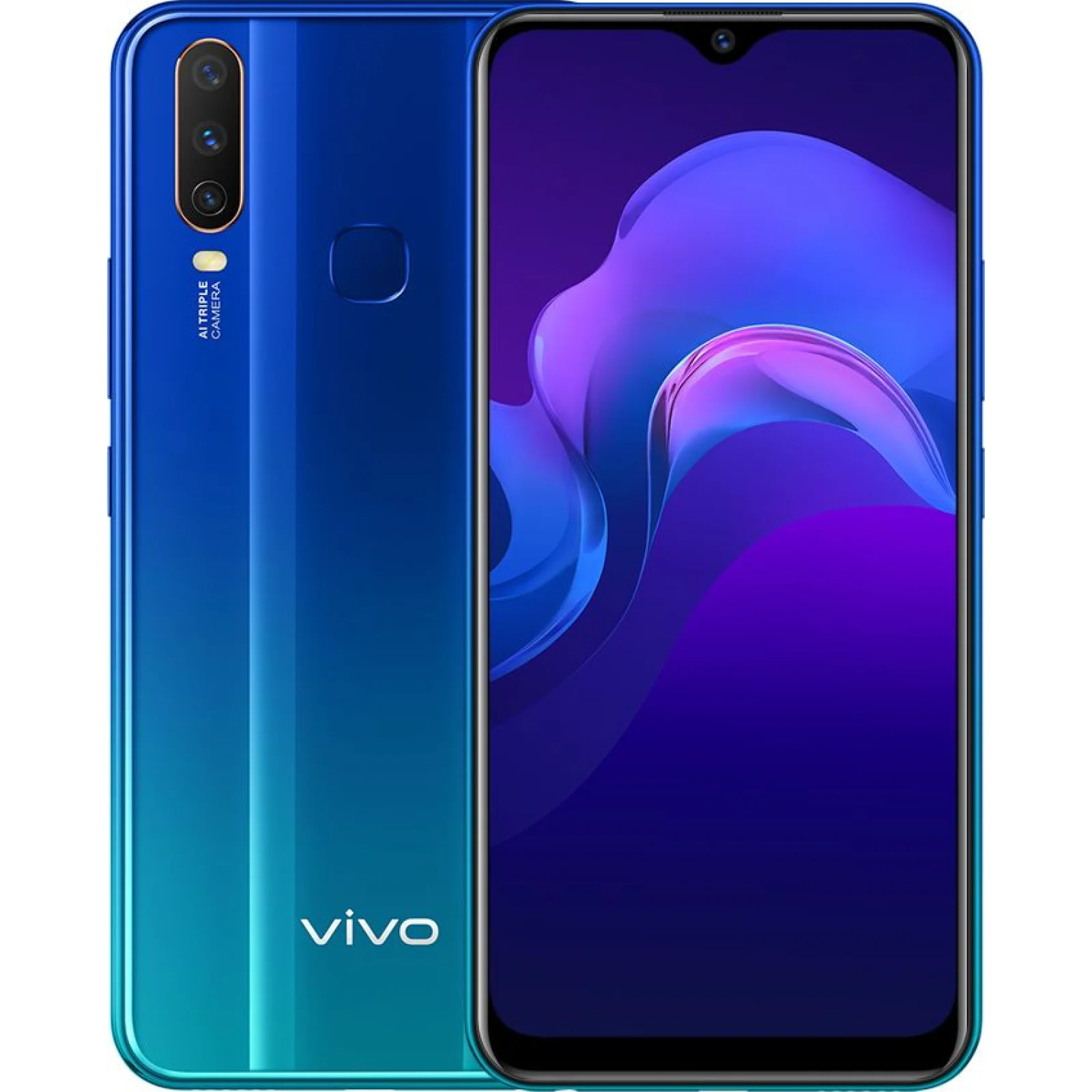 Смартфон VIVO Y15 4/64GB Aqua Blue UA
