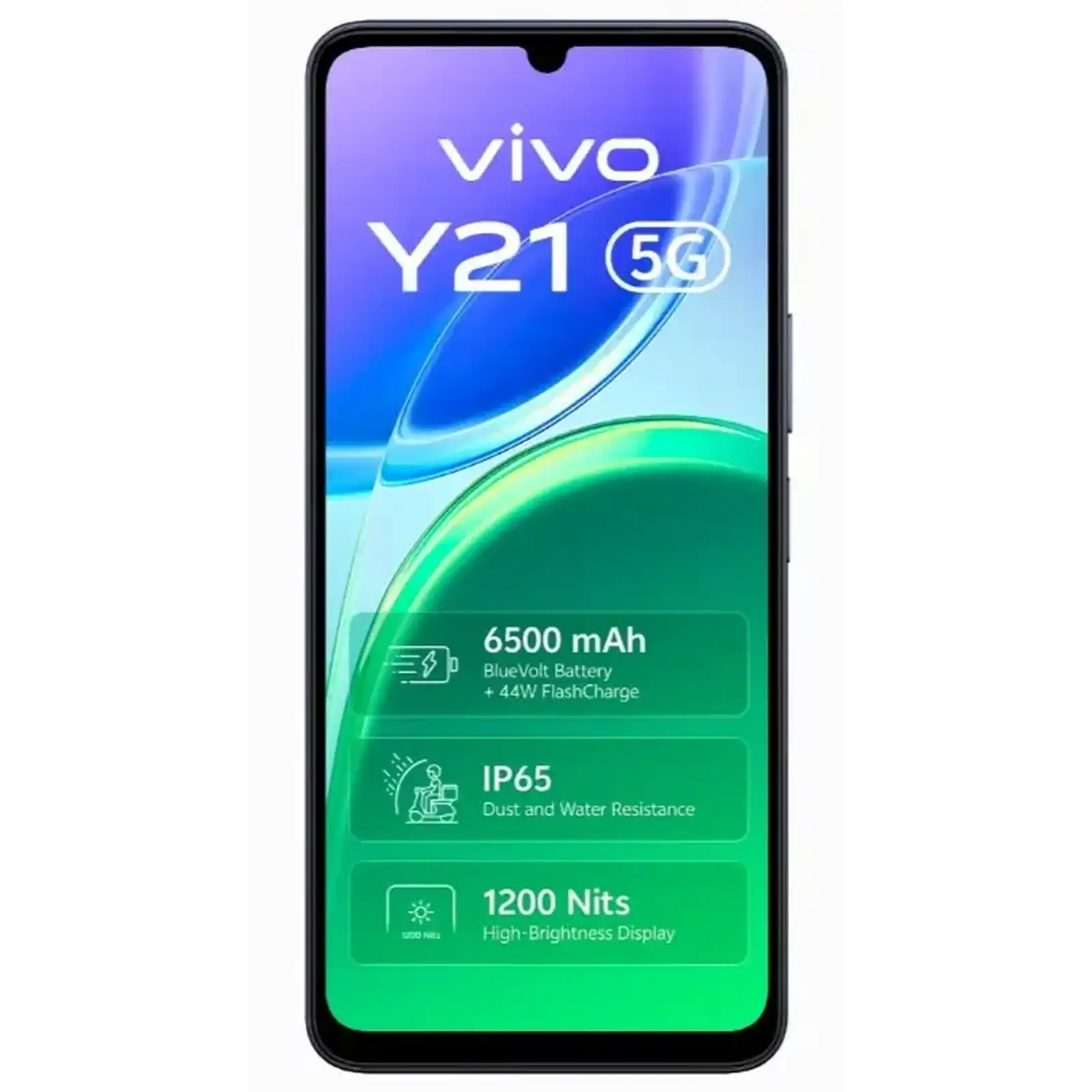 Смартфон Vivo Y21 5G 6/128GB Voyage Black EU