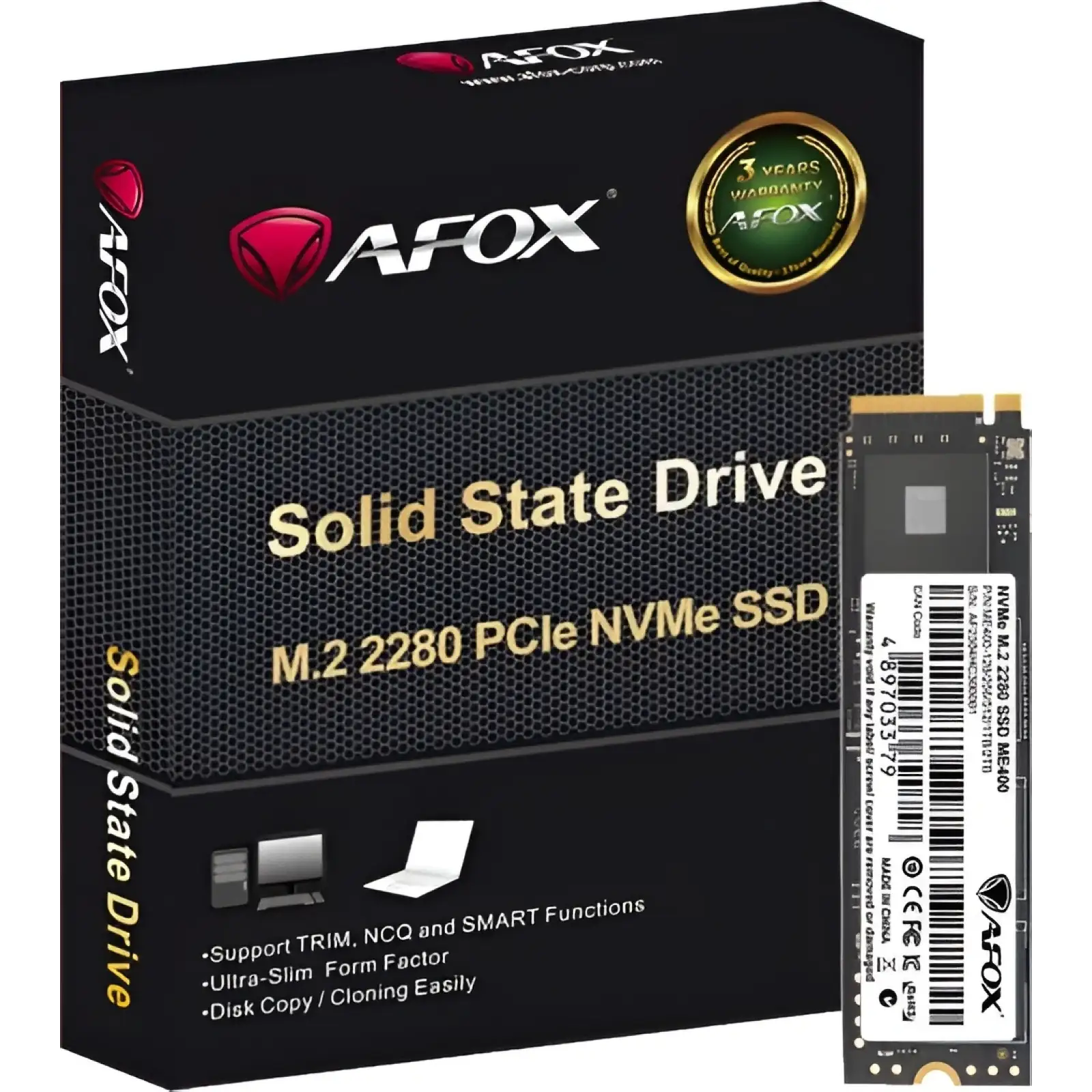 SSD накопитель AFOX ME400 1 TB (ME400-1024GQN) UA