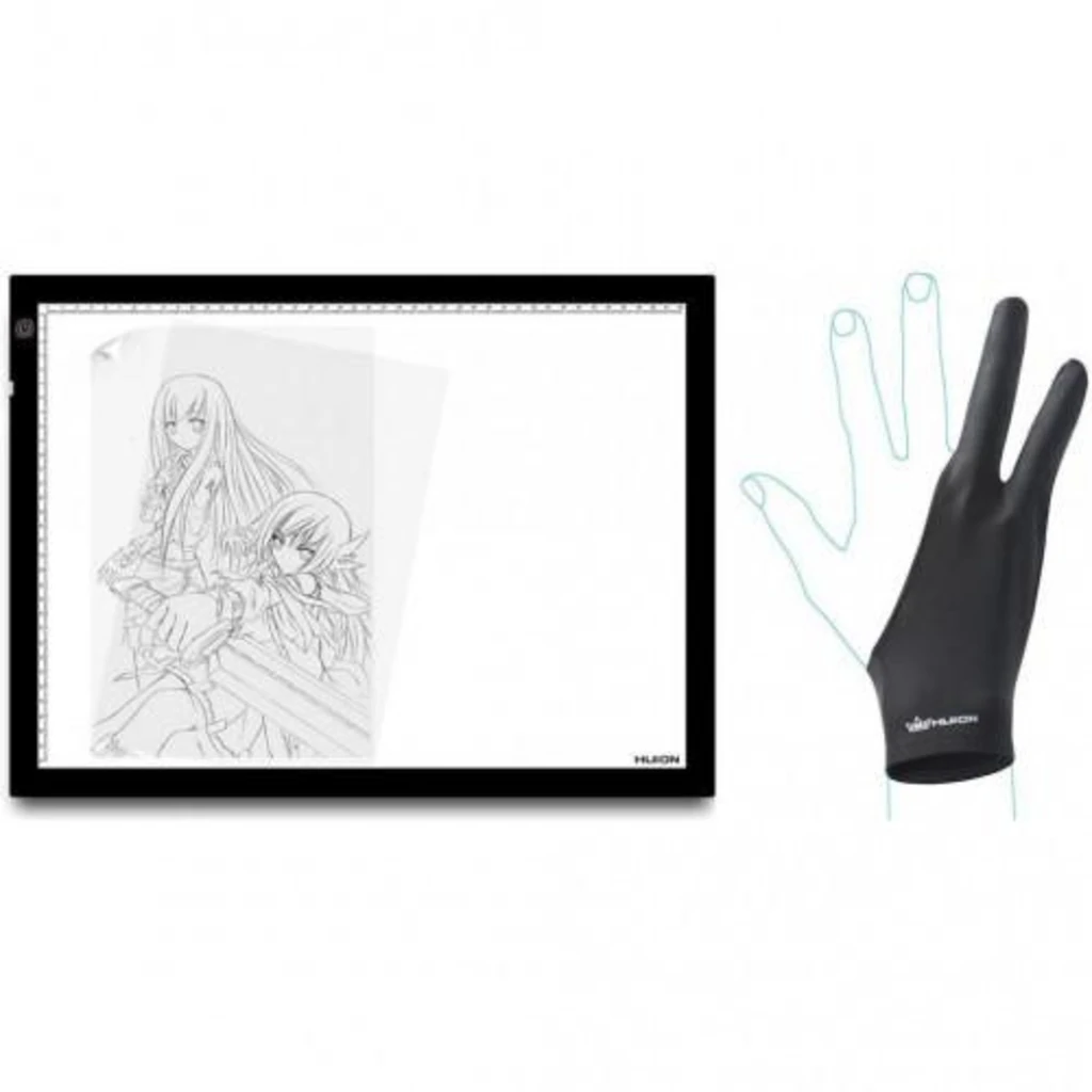 Світлокопіювальний планшет Huion A3 LED Light Pad + перчатка UA