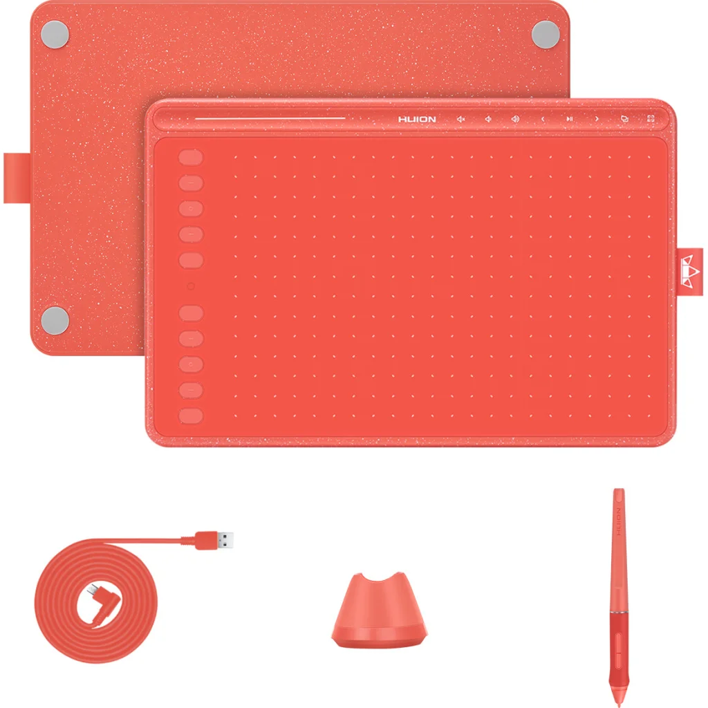 Графічний планшет Huion HS611 Red