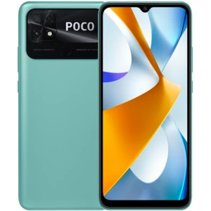 Цвет: Зеленый - Смартфон Poco C40 4/64Gb Coral Green UA