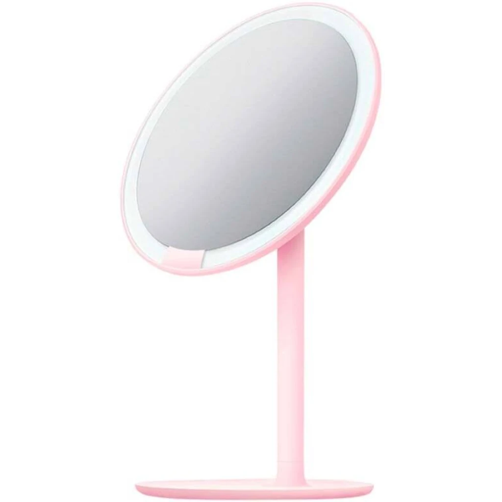 Дзеркало для макіяжу Amiro HD Daylight Mirror Pink EU