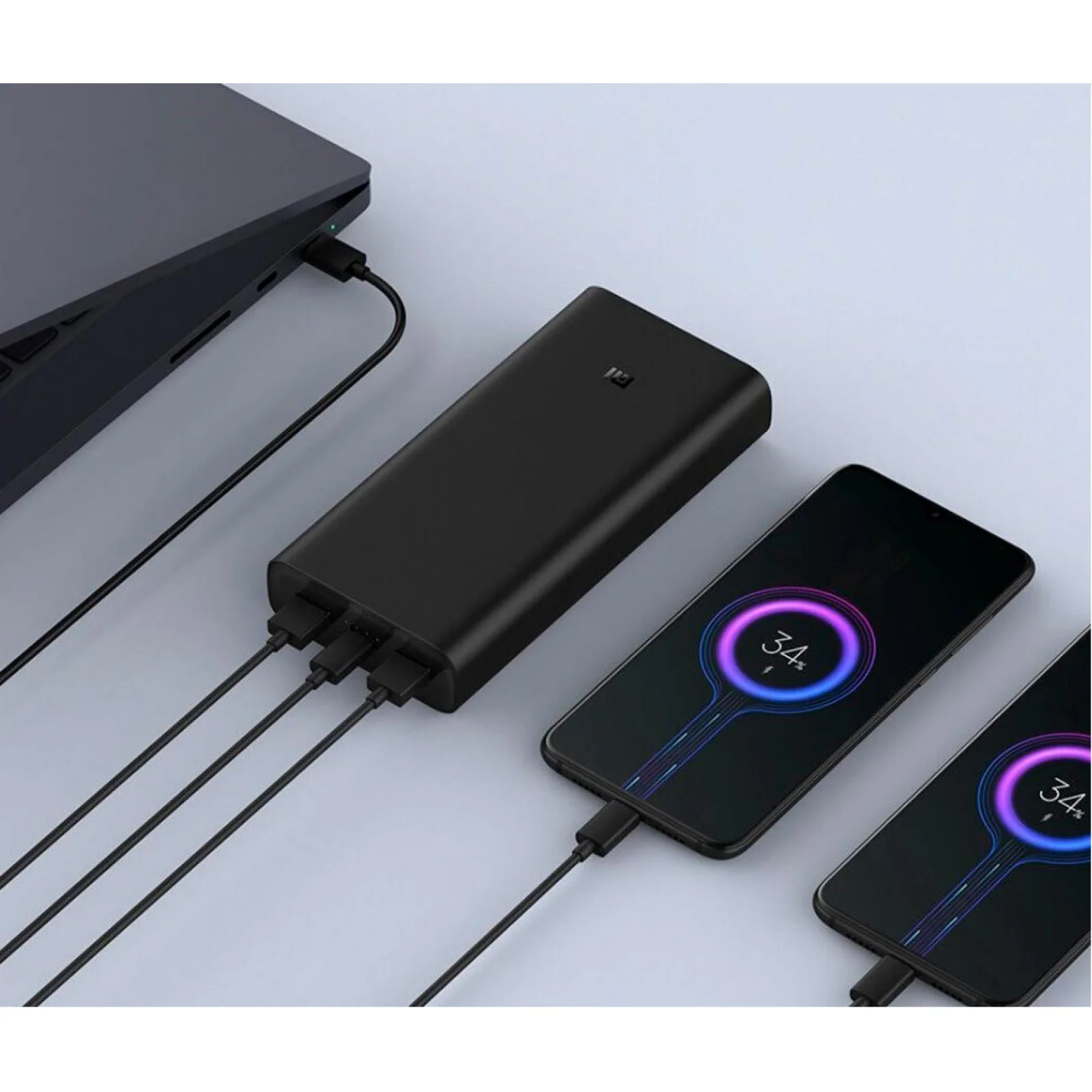 Внешний аккумулятор Xiaomi Mi 50W Power Bank 20000mAh Black (BHR5121GL) EU