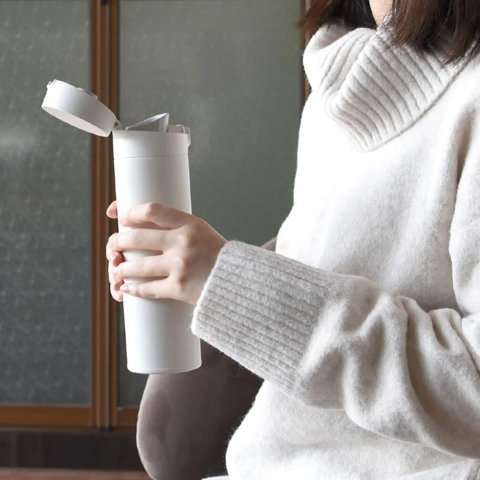 Термос Xiaomi MiJia Vacuum Flash 2 White 480ml (MJBWB02WC)