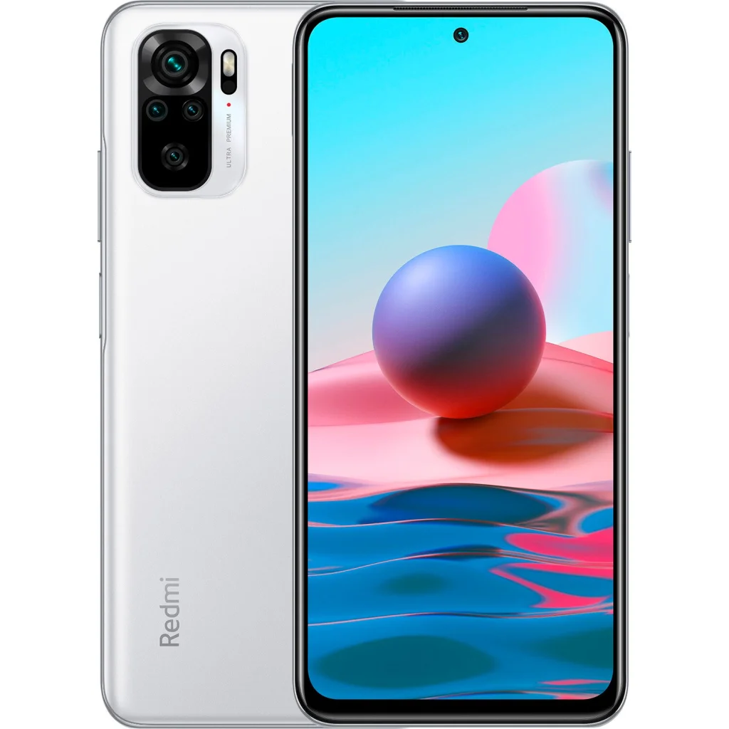 Смартфон Xiaomi Redmi Note 10 4/64GB Pebble White UA