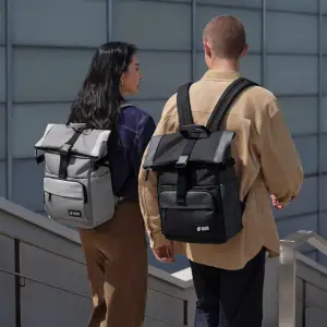 Рюкзак міський Xiaomi 90 Points Urban Roll Top Backpack Cold Grey 18,6/27,3L (6941413231671)