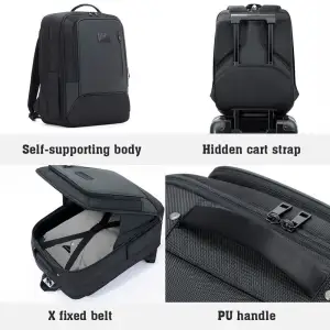 Рюкзак Xiaomi 90 Points Giant Energy Backpack Black 33L (90BBPCB22156U)