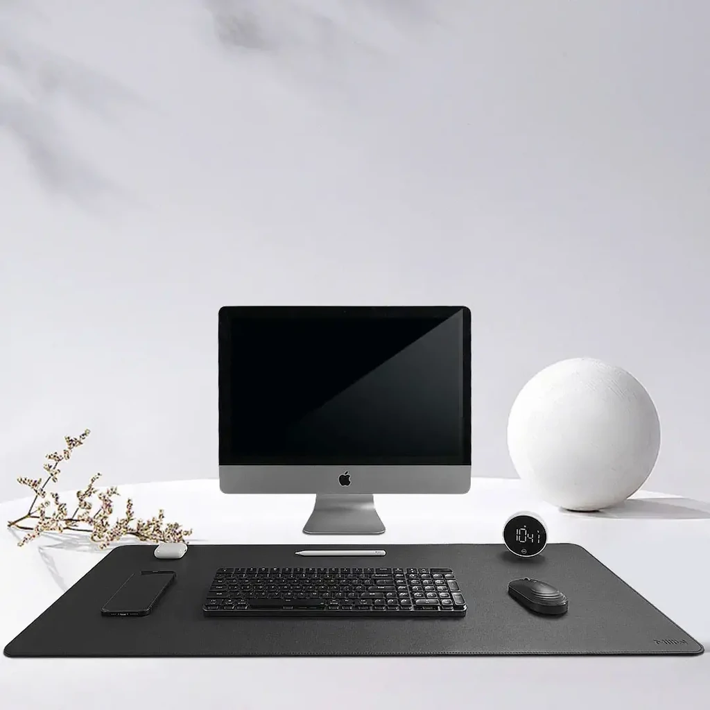 Коврик для мыши Xiaomi MIIIW Solid Leather Mouse Pad 900x400mm Black (3205386)