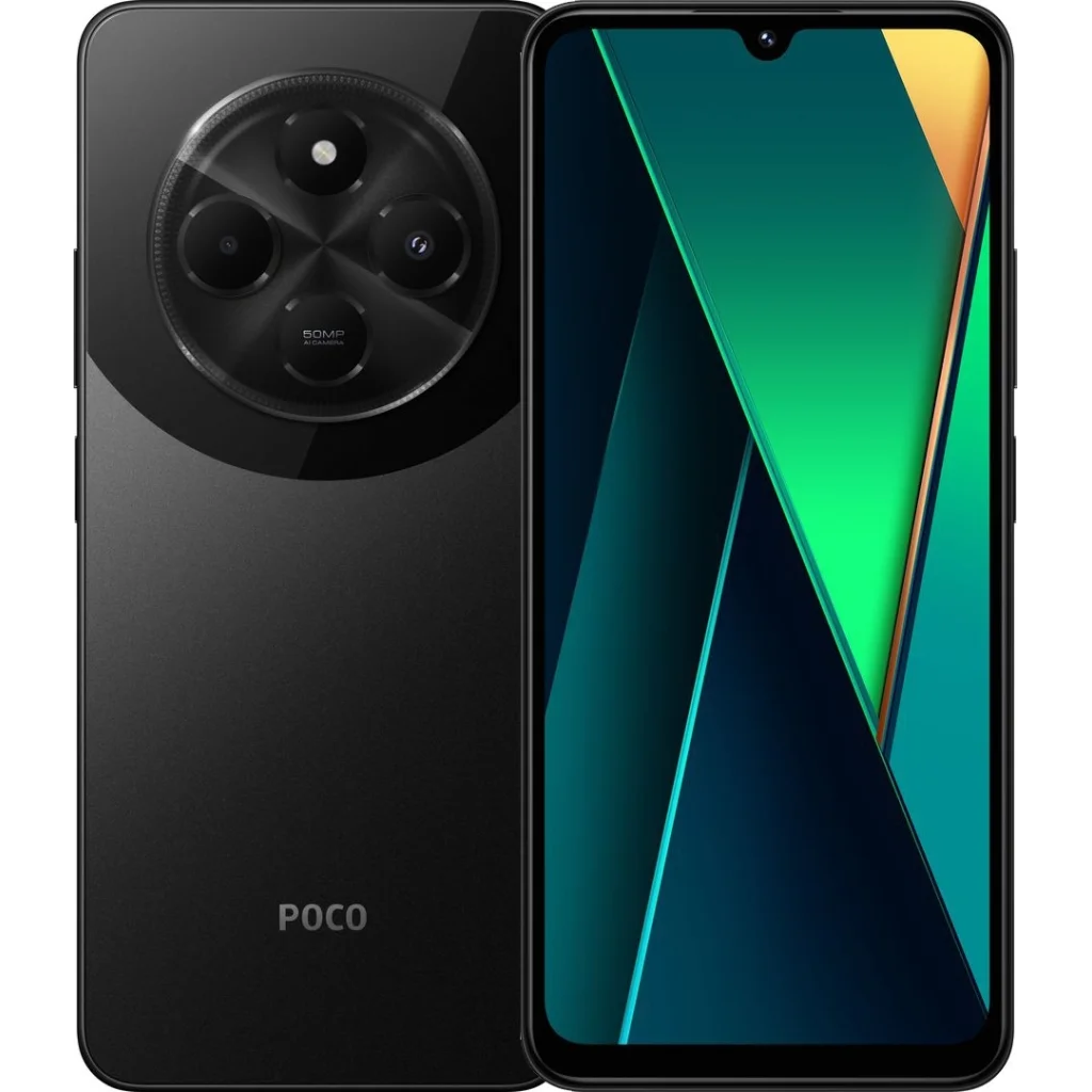 Смартфон Poco C75 6/128Gb Black UA