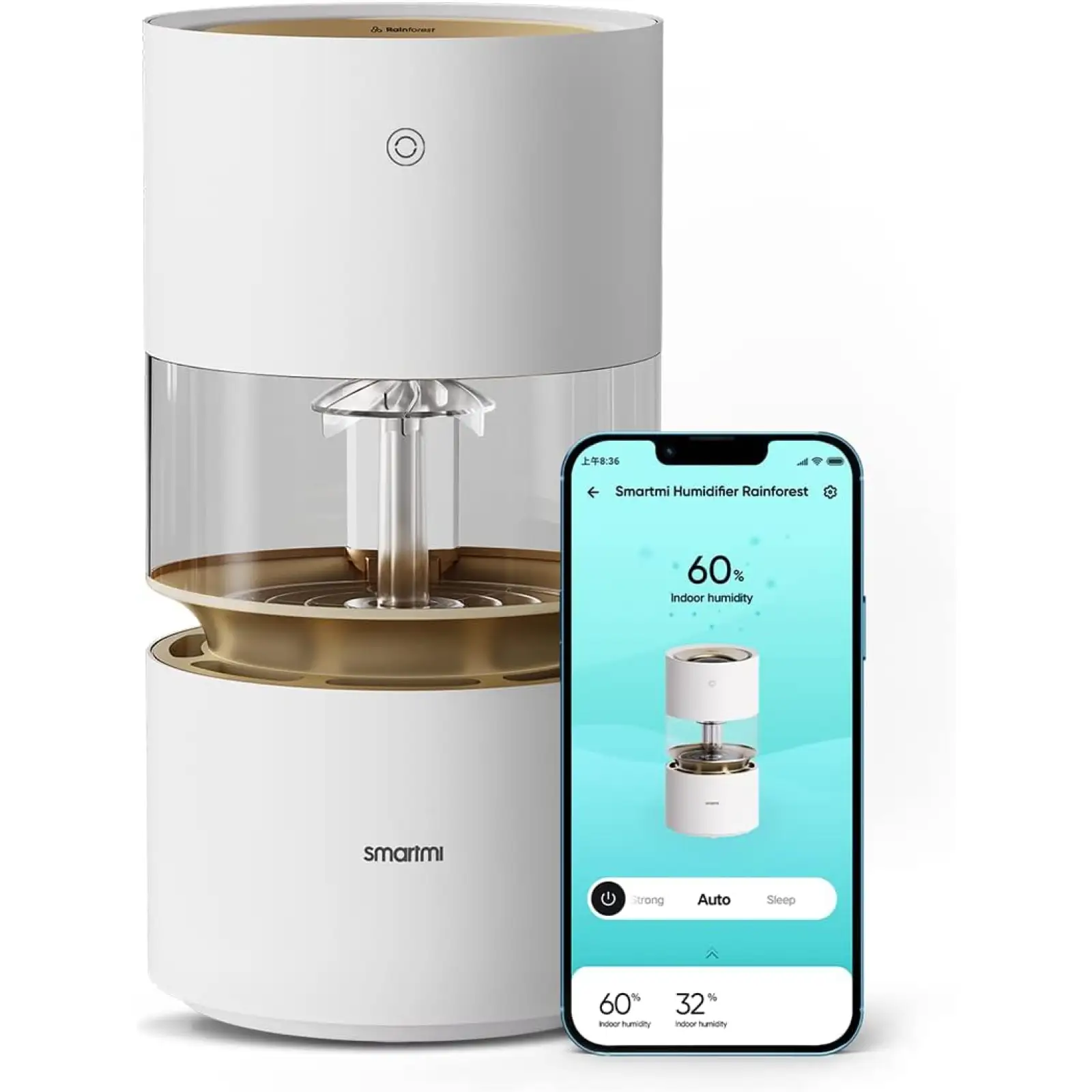 Зволожувач повітря Xiaomi SmartMi Humidifier Rainforest EU