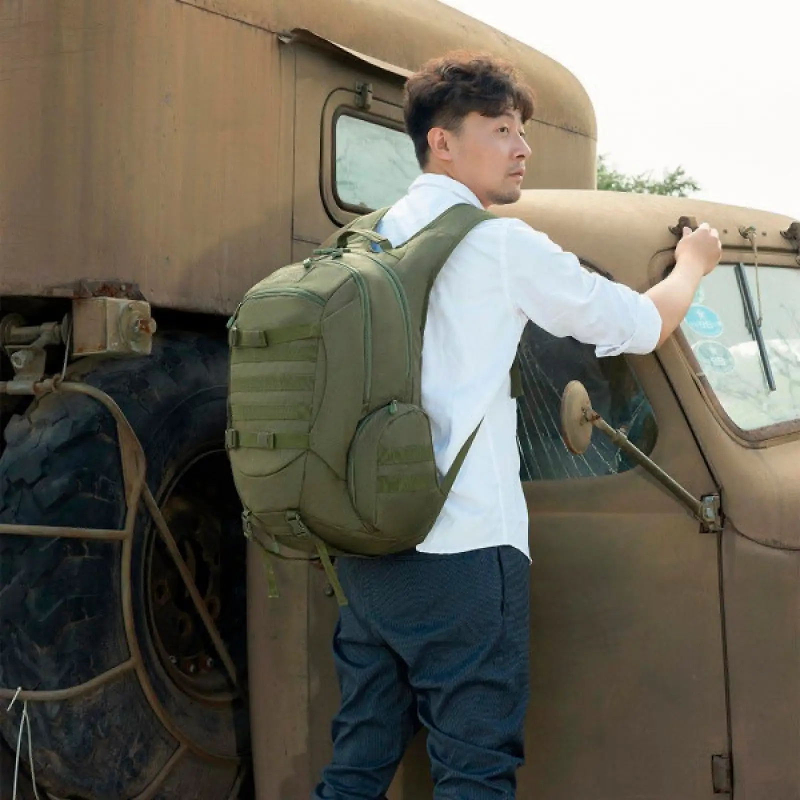 Рюкзак міський Xiaomi Tanjiezhe Explorer Large Capacity Outdoor Tactical Backpack Black (3290541)