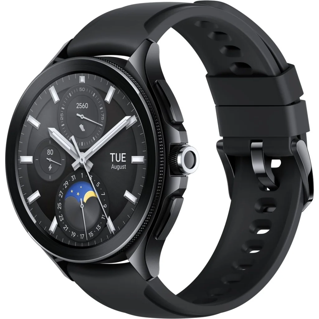 Смарт-годинник Xiaomi Watch 2 Pro Bluetooth Black Case with Black Fluororubber Strap (BHR7211GL) EU