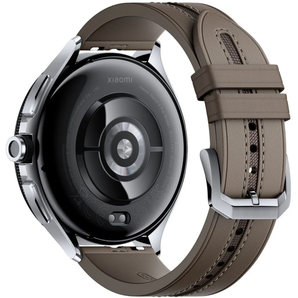 Смарт-годинник Xiaomi Watch 2 Pro Bluetooth Silver Case with Brown Leather Strap (BHR7216GL) EU