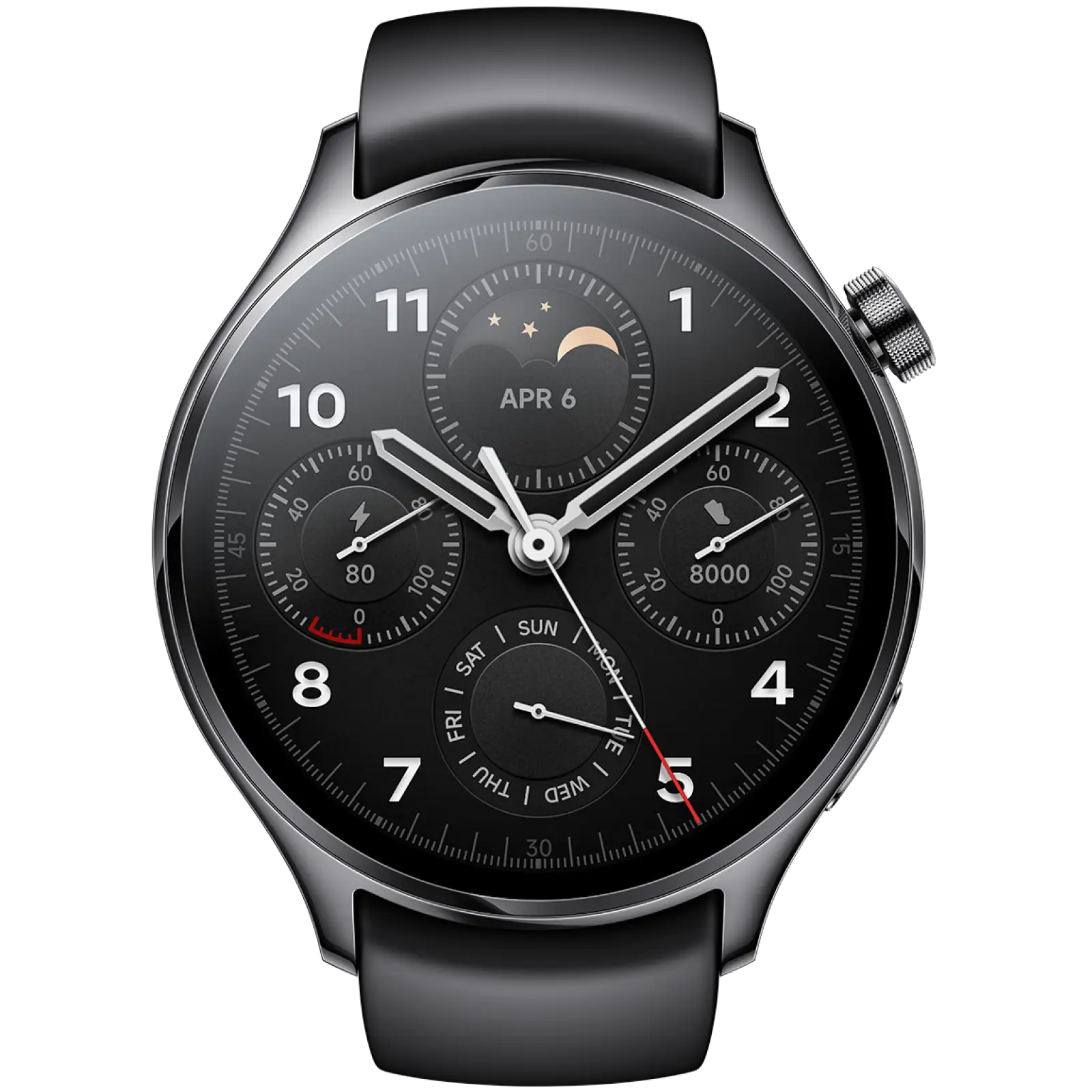 Смарт-годинник Xiaomi Watch S1 Pro Black (BHR6013GL)