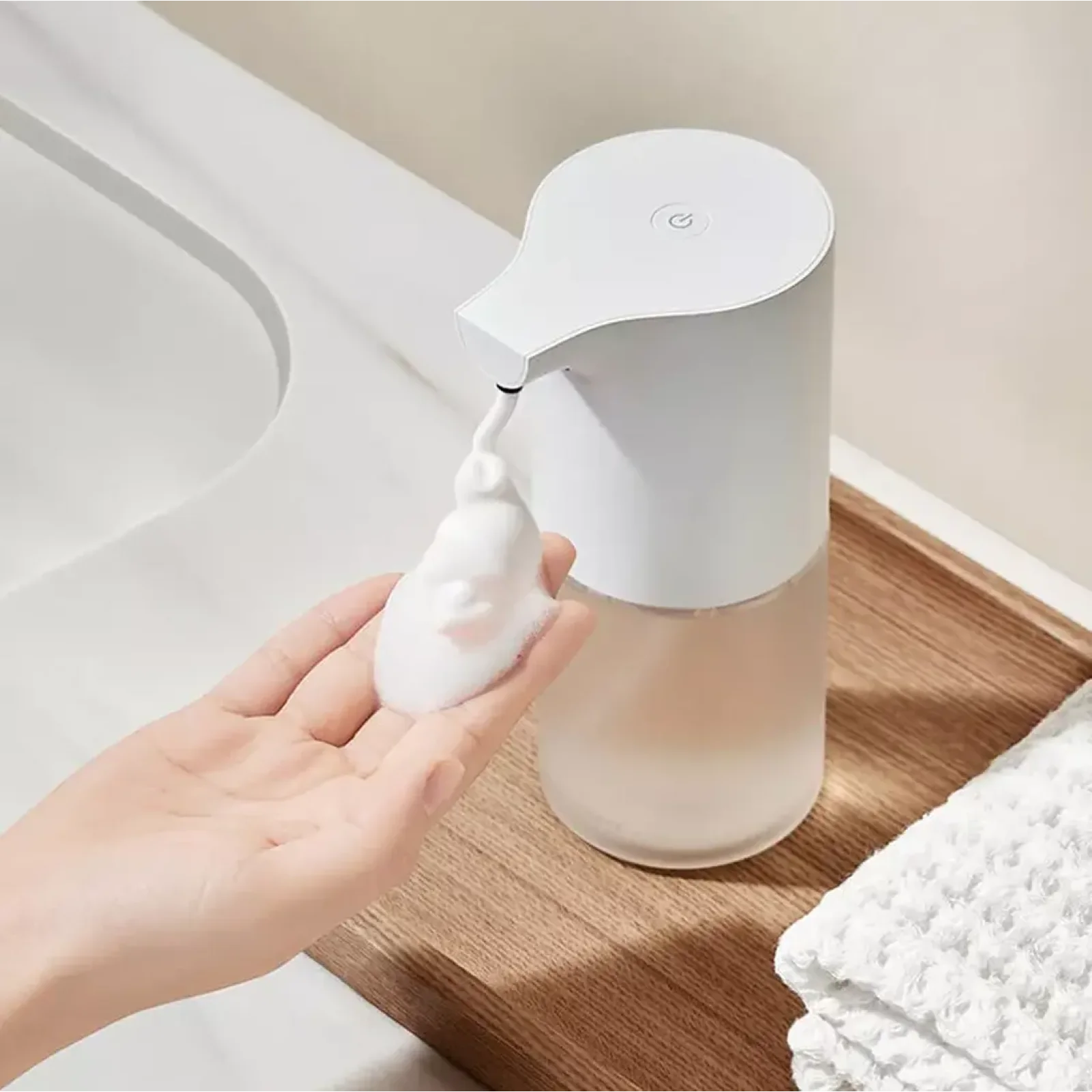 Диспенсер для мыла Xiaomi MiJia Automatic Foam Soap Dispenser 1S White MJXSJ05XW (BHR7723CN)