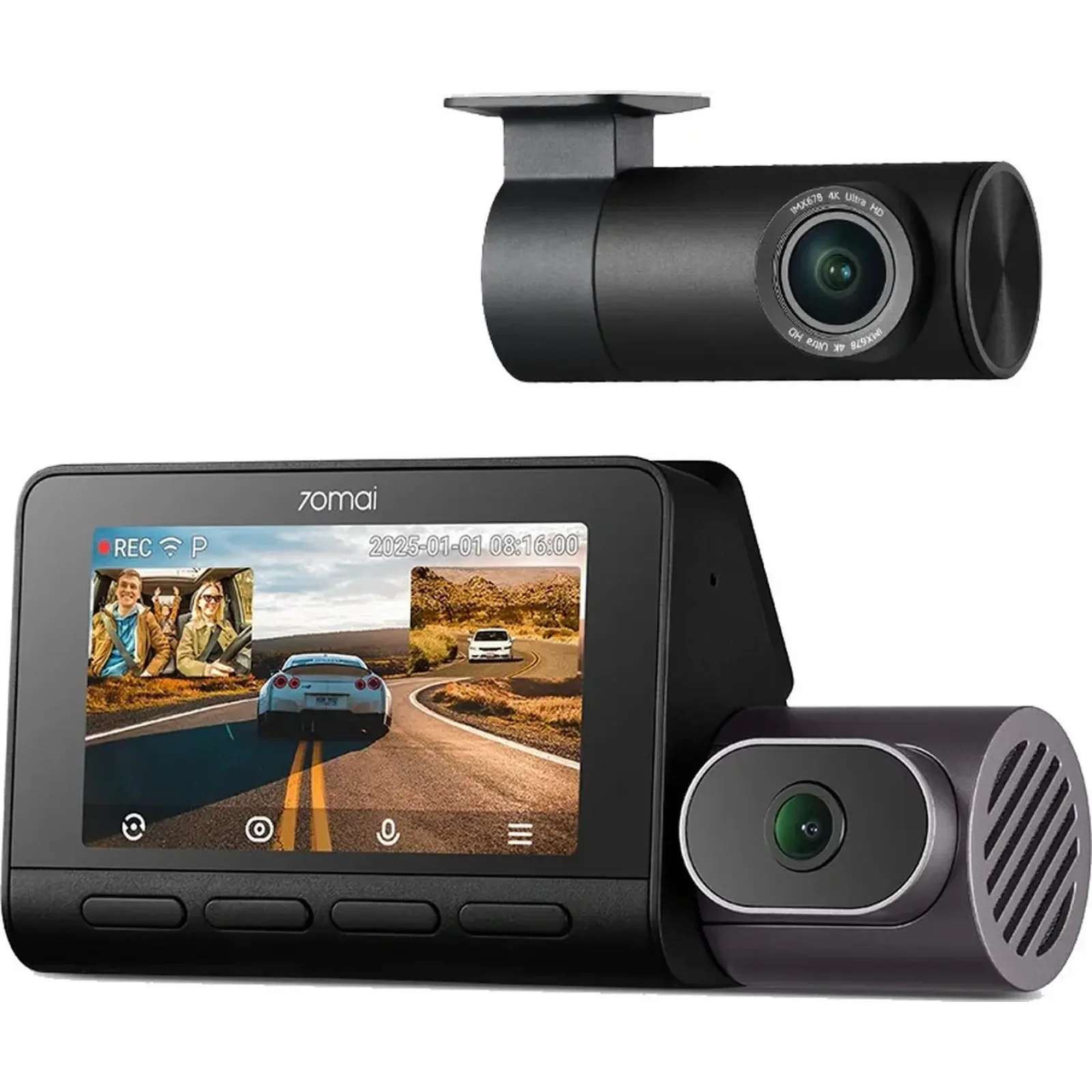 Відеореєстратор Xiaomi 70mai Dash Cam 4K T800 128GB 4G EU