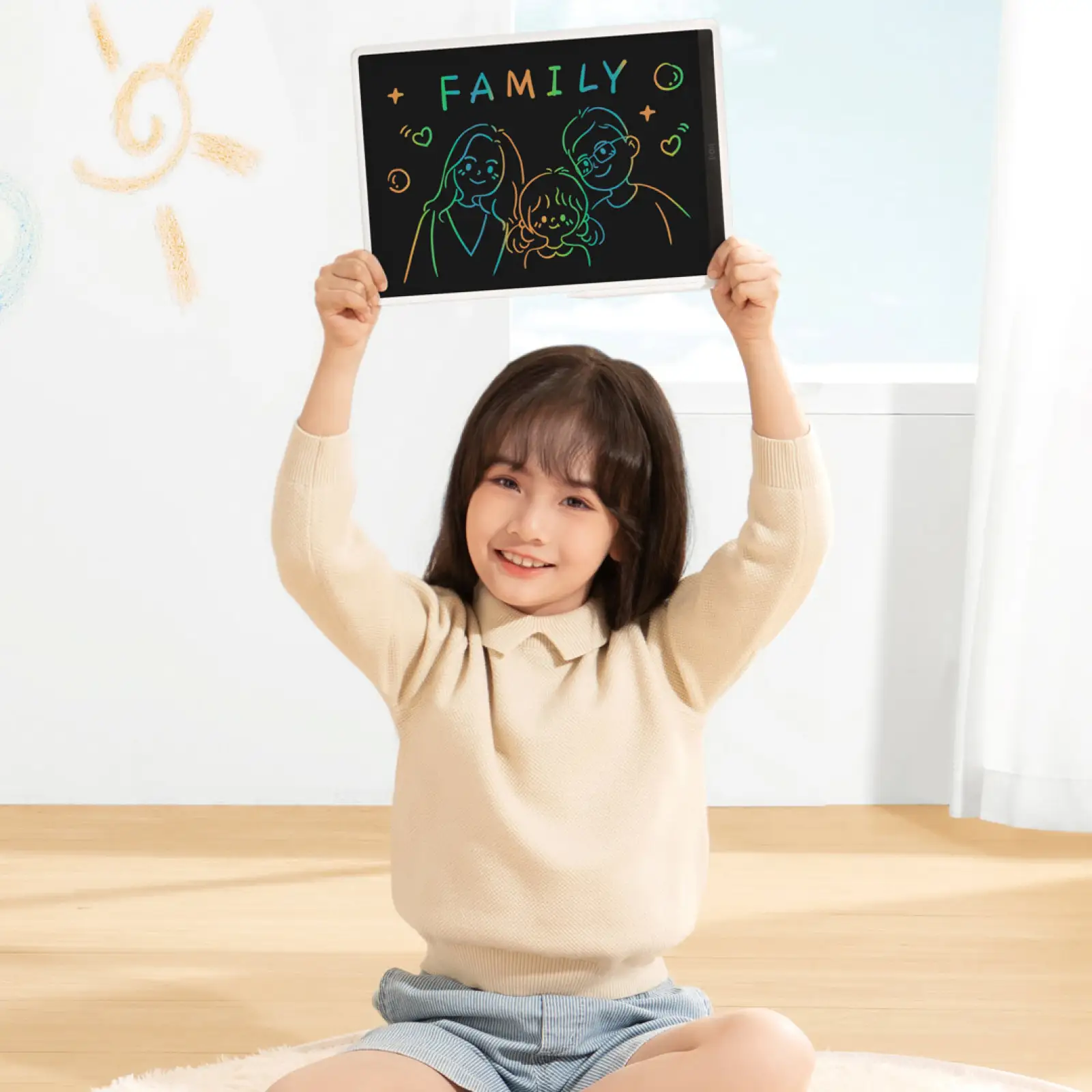 Графический планшет Mijia LCD Small Blackboard Color Edition 10 White (MJXHBO1WC, BHR6940CN)