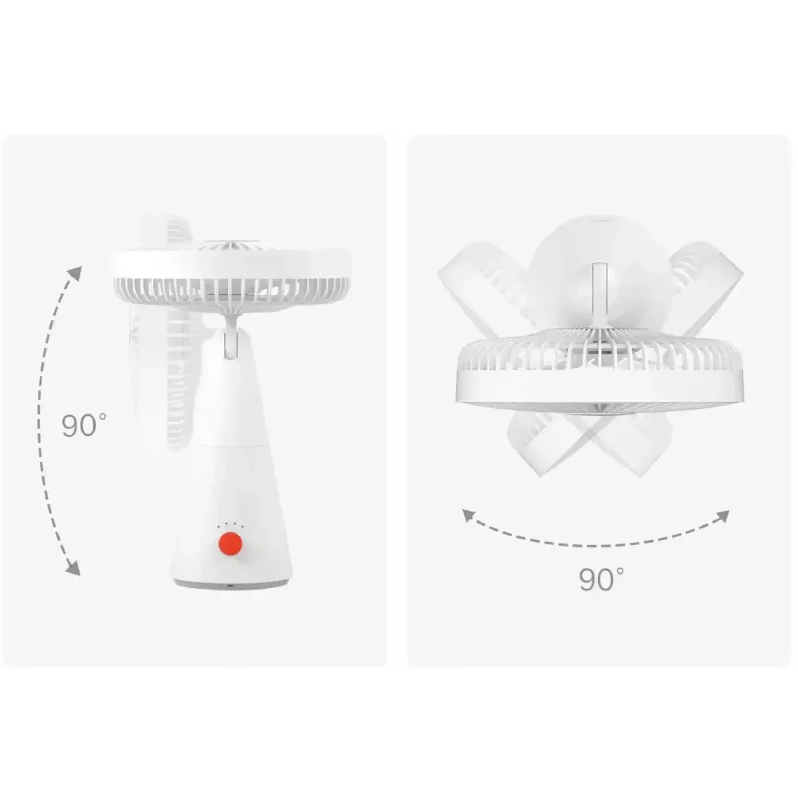 Вентилятор настільний Xiaomi Rechargeble Mini Fan (ZMYDFS01DM/BHR6089GL)