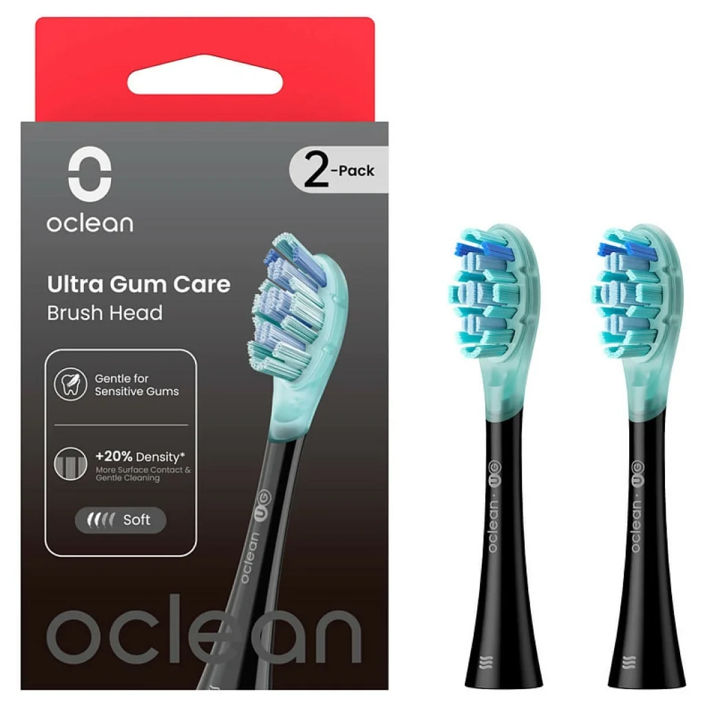 Насадка для зубної щітки Oclean X10/XPro/X/One/SE/Air/Z1 Ultra Clean Head Black (2 шт) (UG02 B02)