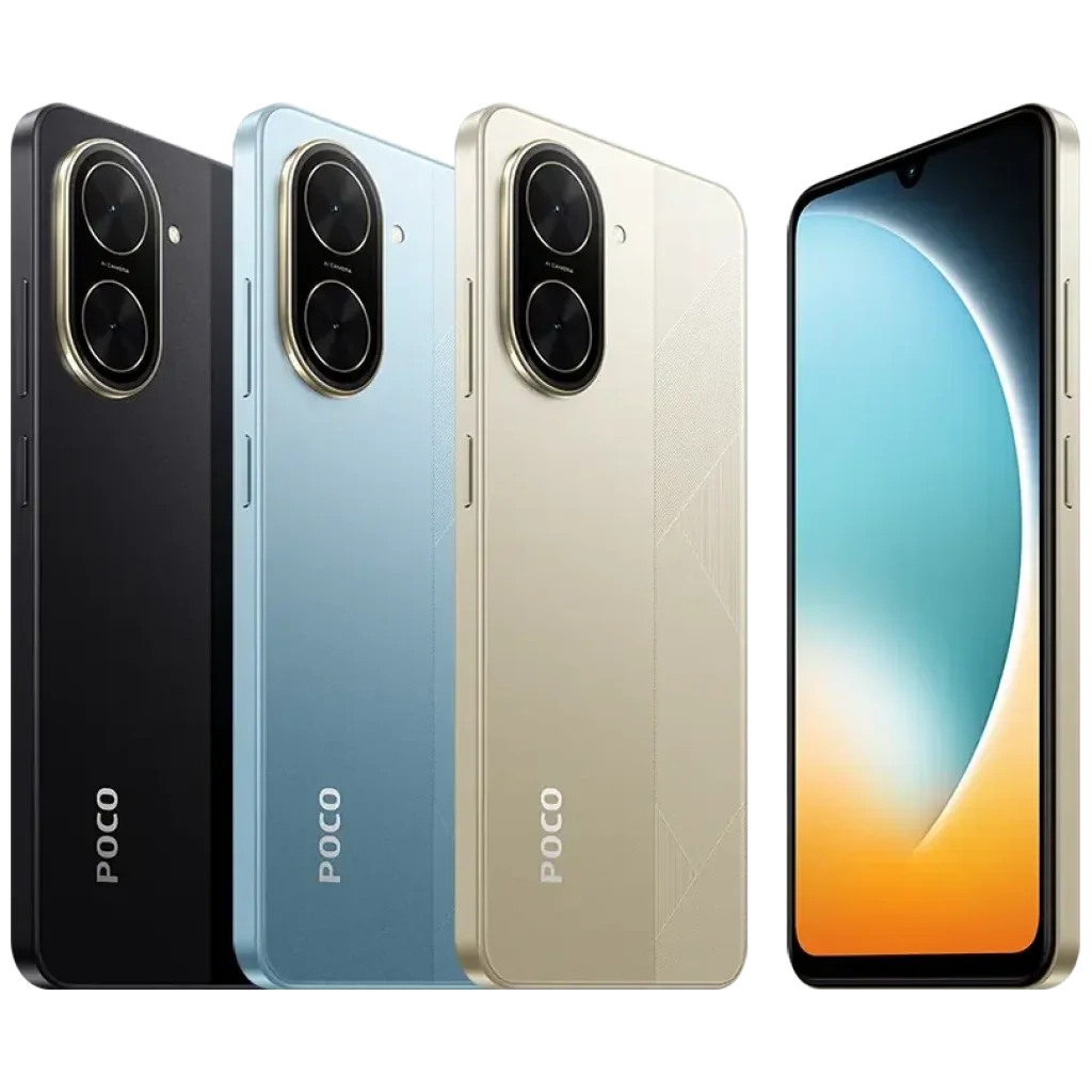 Смартфон Poco C71 4/128Gb Gold (with Adapter) EU