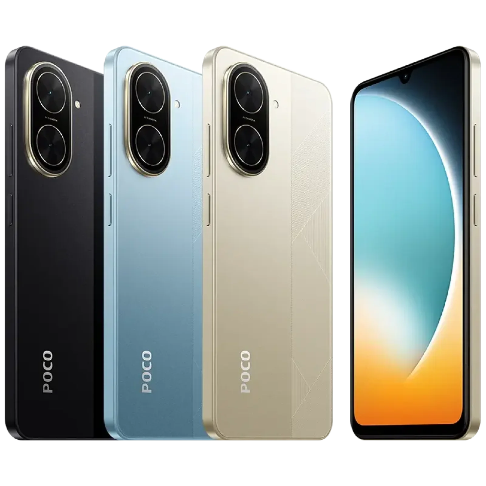 Смартфон Poco C71 4/128Gb Gold (with Adapter) EU